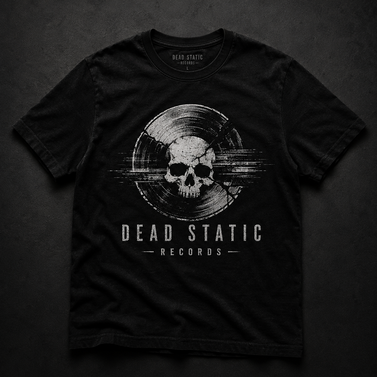 DEAD STATIC RECORDS / MERCH TEE